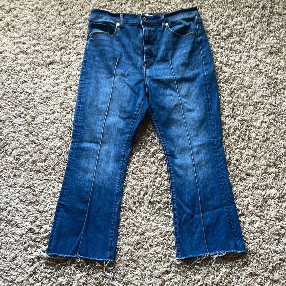 LOFT Medium Blue Wide Leg Jeans